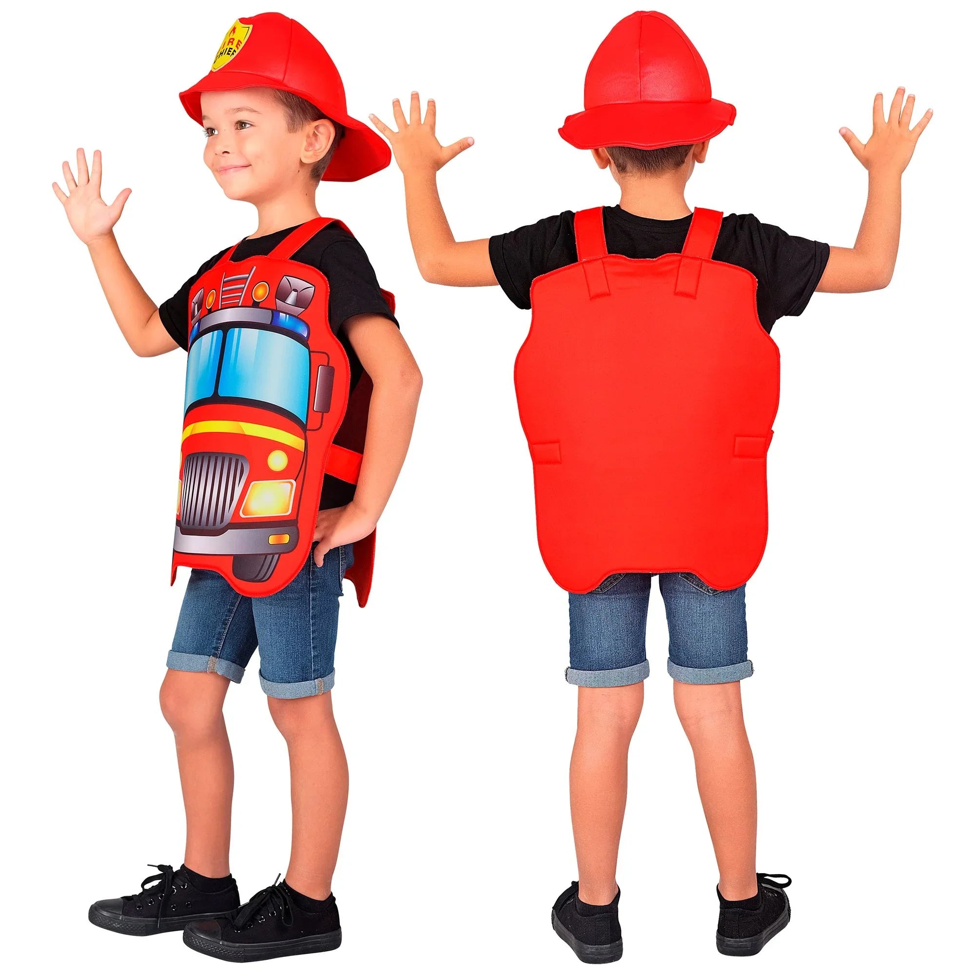 Disfraz de Bombero con Camión Antincendios Infantil Bomberos Infantiles Widmann